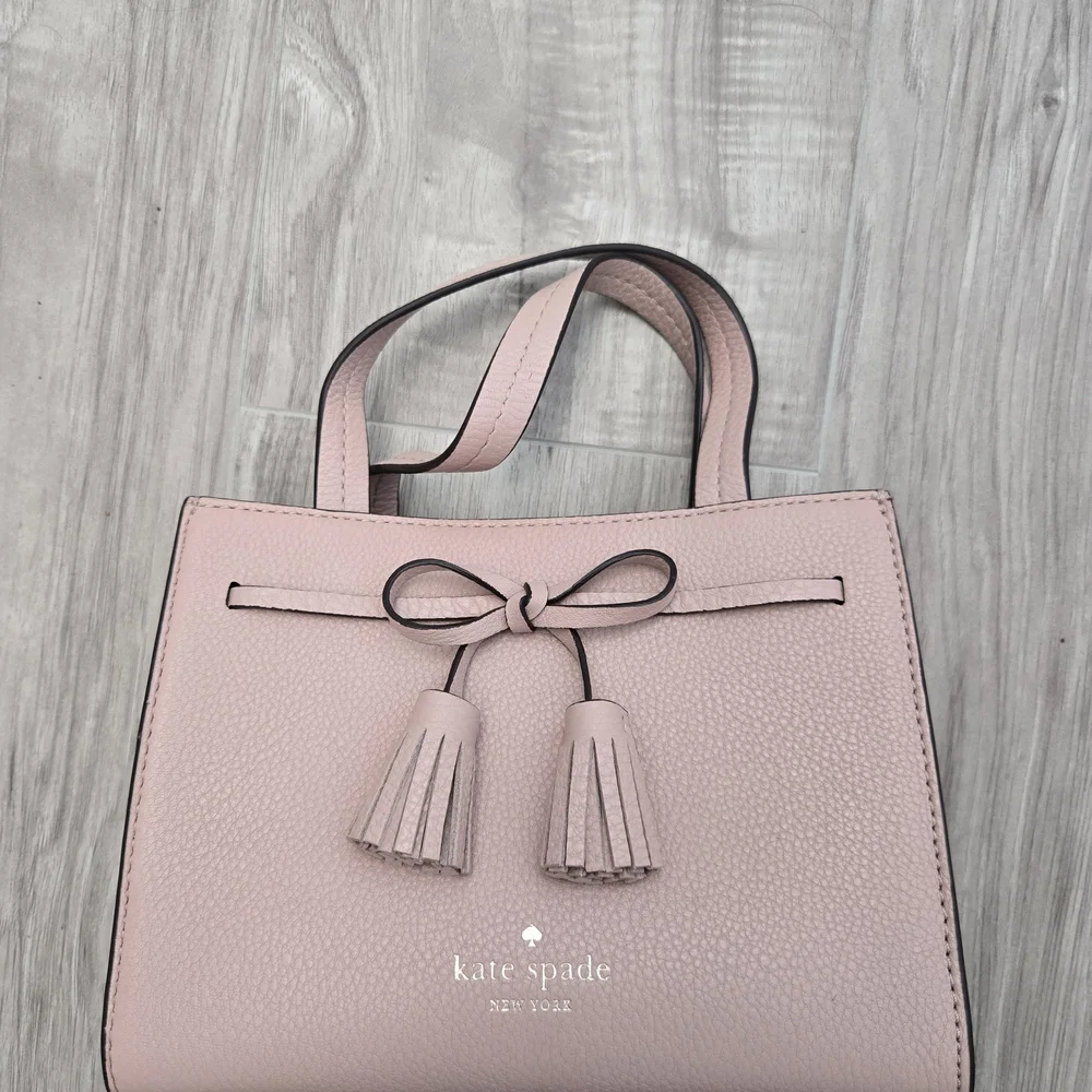 Kate Spade Pink Leather Tote Bag - Picture 1 of 9